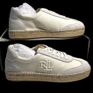 Lauren Ralph Lauren Women's Espadrille Sneakers SZ 9B  NEW